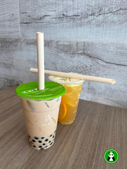 Boba milk tea and lemon citrus tea