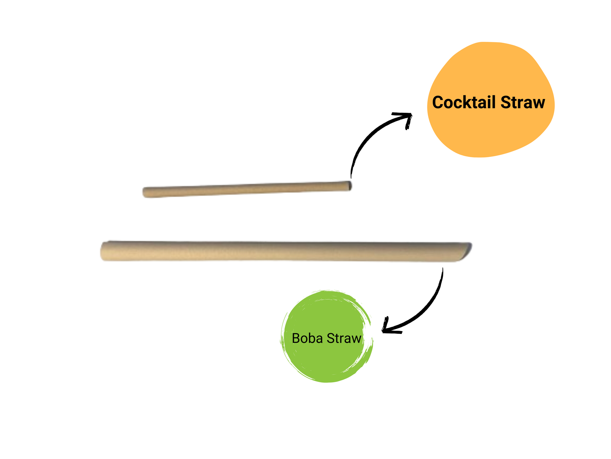 Cocktail Straws with 6mm diameter